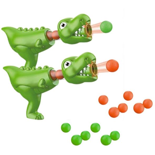 Zestaw Strzelecki Gra Rzut Do Celu Tarcza Pistolet Dinozaury LEAN Toys