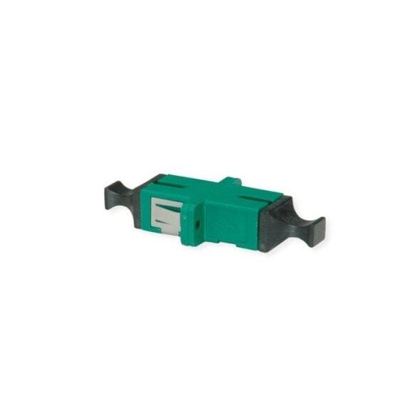 Adapter TELEGRTNER SC/APC, jednomodowy, tuleja ceramiczna, obudowa z tworzywa sztucznego, ze śrubami gwintowanymi