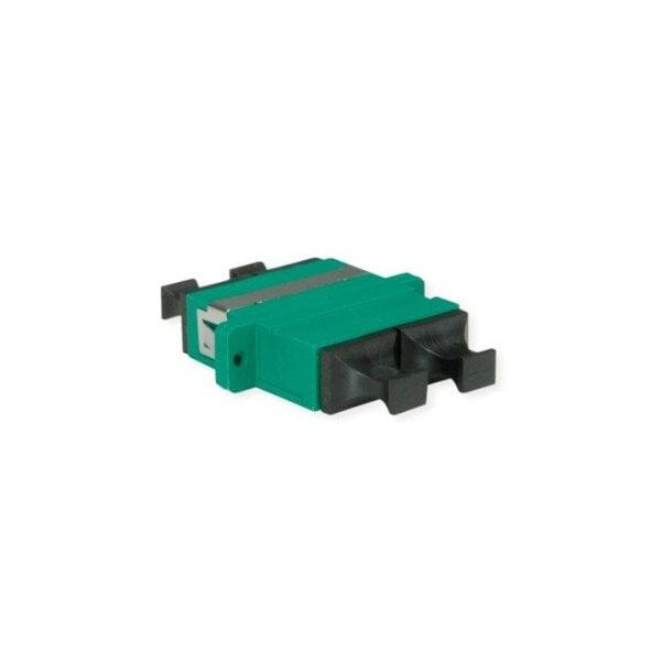Adapter TELEGRTNER SC/APC Duplex, jednomodowy, tuleja ceramiczna, obudowa z tworzywa sztucznego