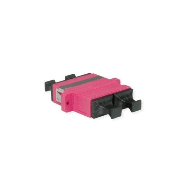 Adapter TELEGRTNER SC Duplex, wielomodowy, tuleja ceramiczna, obudowa z tworzywa sztucznego