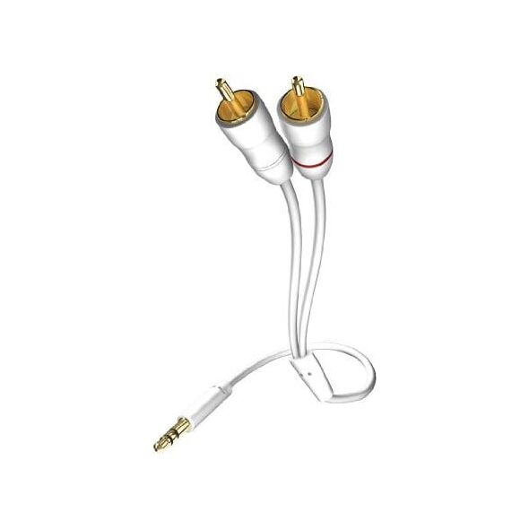 Kabel Inakustik 0.5m biały (003100005)