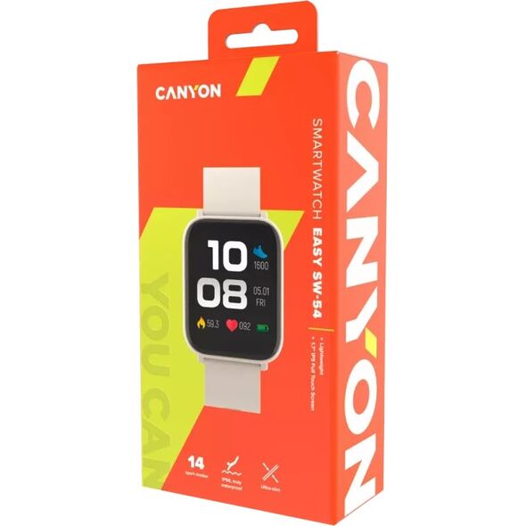 Smartwatch Canyon CANYON Smartwatch Easy SW-54 Beżowy