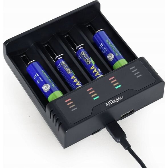 Ładowarka Gembird ŁADOWARKA DO AKUMULATORÓW BATERII OGNIW AA I AAA R03 R6 ENERGENIE