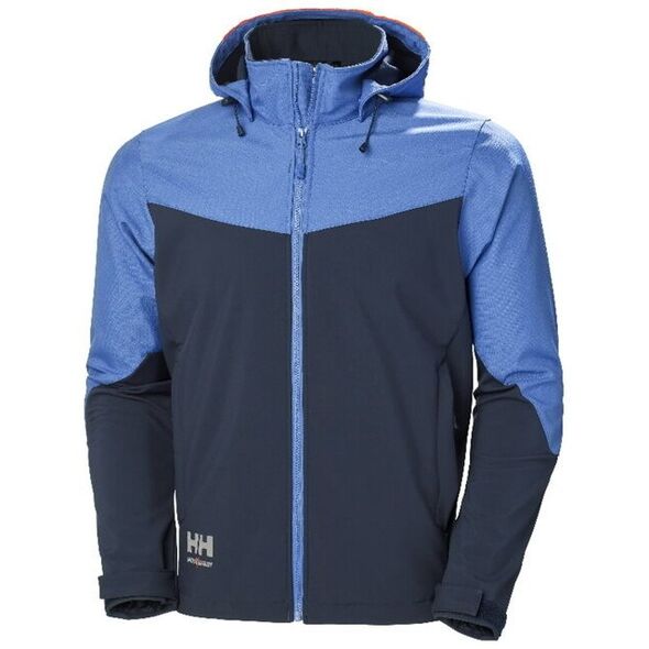 Ανδρικό μπουφάν Helly Hansen Jacket HELLY HANSEN Oxford Softshell, ανοιχτό μπλε 3XL