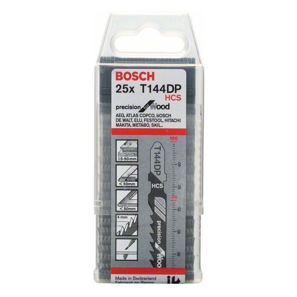 Bosch Ostrze tnące T 144 DP do drewna 25szt. (2608633A39)