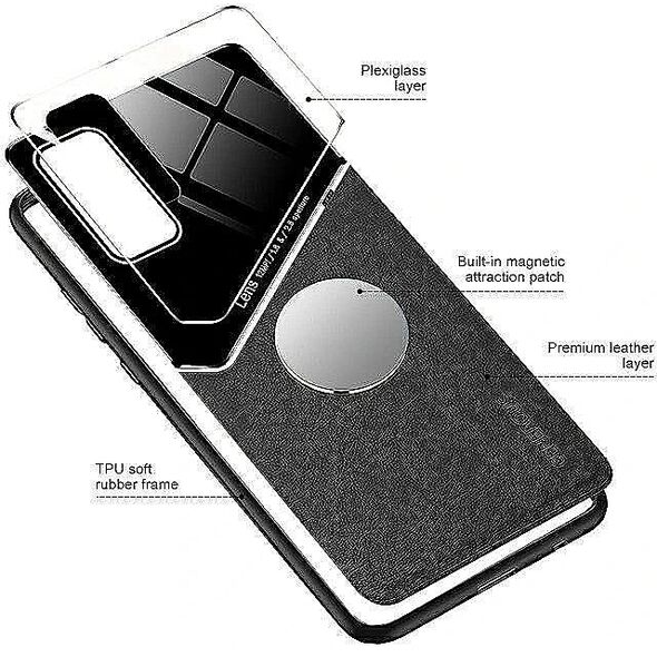 Δερμάτινη Θήκη Πλάτης Mocco Lens για Xiaomi Mi 11 Μαύρο