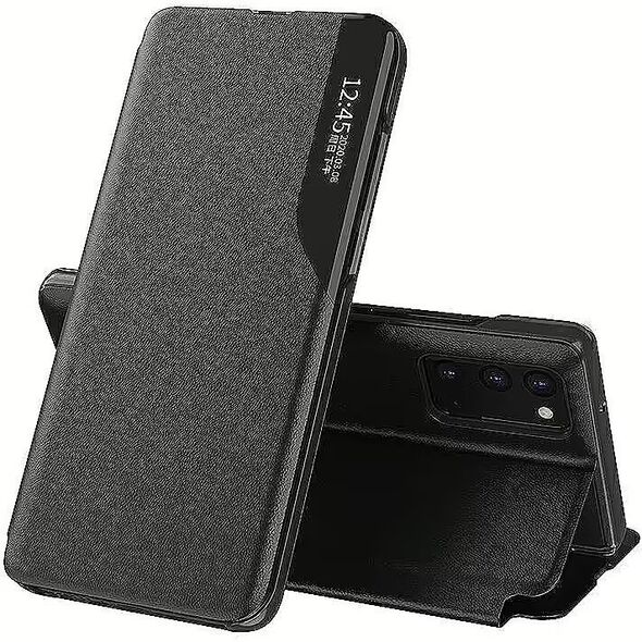 Mocco Smart Flip Cover Θήκη Για Samsung Galaxy A42 5G / Μαύρο