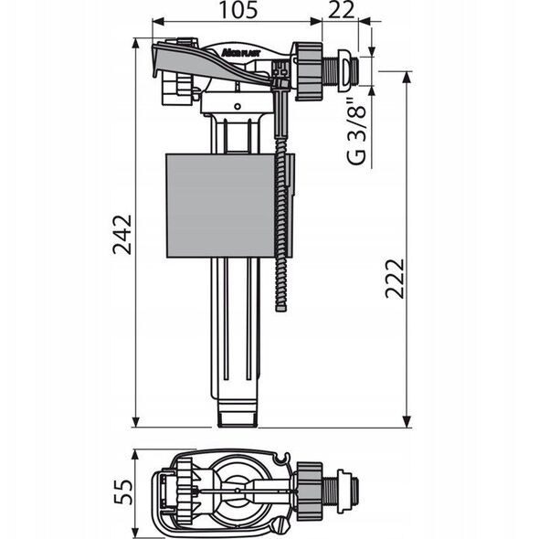 ZAWÓR NAPEŁNIAJĄCY DO STEL PODT TECH LINE OPTI
