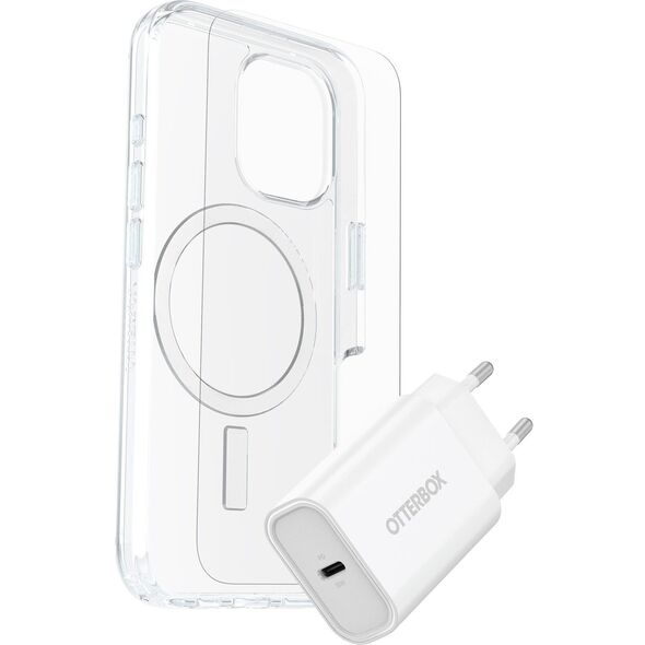 OtterBox ΚΙΤ Apple iPhone 16 Θήκη/Γυαλί/Φορτιστής 30W λευκό