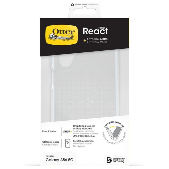 OtterBox React + Glass Galaxy A56 5G - clear
