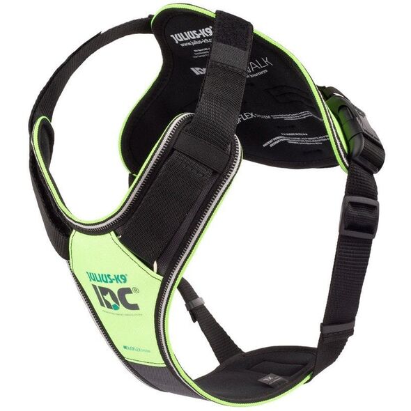 Julius-K9 K9 IDC Longwalk sele - νέον-γκρι, XL