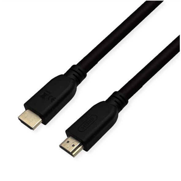 Καλώδιο ROLINE RM HDMI 8K (7680 x 4320) Ultra HD + Ethernet, M/M, μαύρο, 2 m