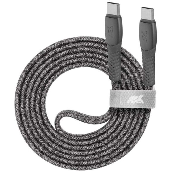 CABLE USB-C TO USB-C 1.2M/GREY PS6105 GR12 RIVACASE