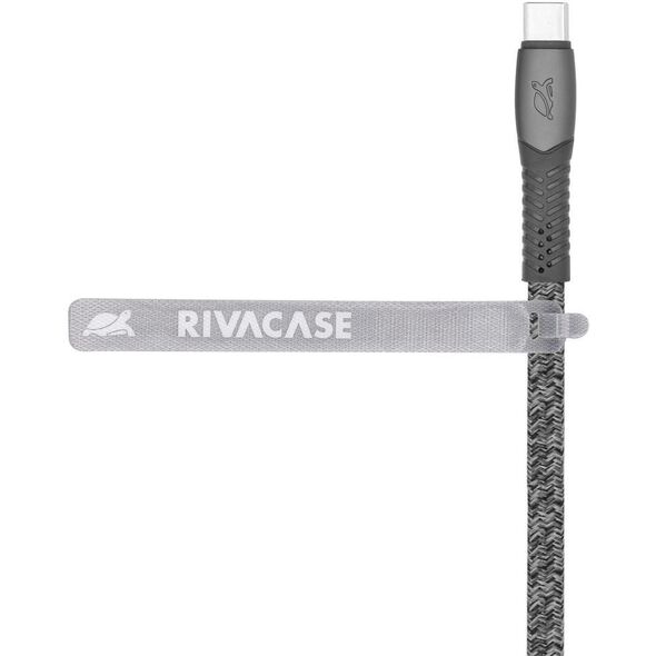 CABLE USB-C TO USB-C 1.2M/GREY PS6105 GR12 RIVACASE