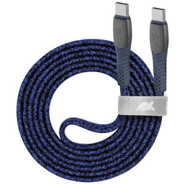 CABLE USB-C TO USB-C 1.2M/BLUE PS6105 BL12 RIVACASE