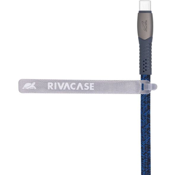 CABLE USB-C TO USB-C 1.2M/BLUE PS6105 BL12 RIVACASE