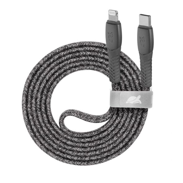 CABLE USB-C TO LIGHTNING 1.2M/GREY PS6107 RIVACASE