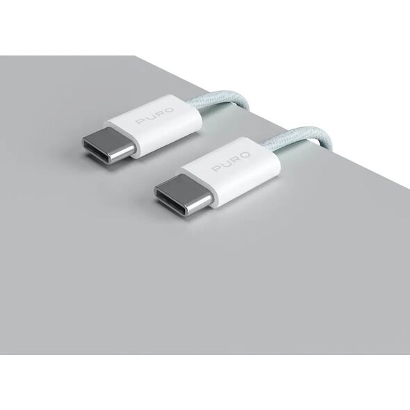 Puro Fabrik 2.0  USB-C to USB-C  60 W  zila - Vads