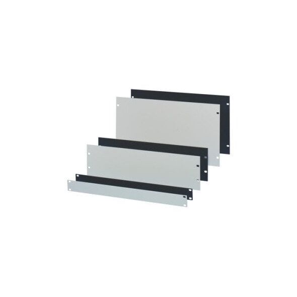 Okrągły panel SCHROFF 19, 10 U, 3 mm, Al, RAL 7021