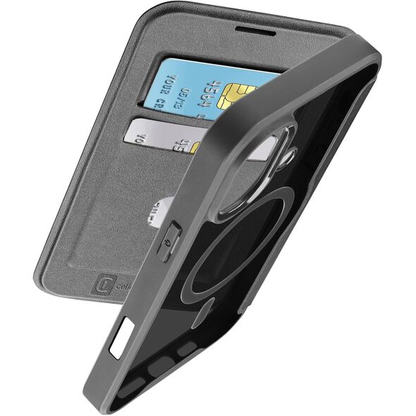 Cellularline 8018080483790 pokrowiec na telefon komórkowy 15,5 cm (6.1") Folio Czarny