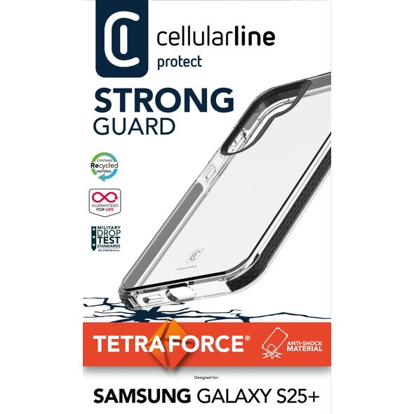 Cellularline 8018080491351 pokrowiec na telefon komórkowy 17,3 cm (6.82") Czarny