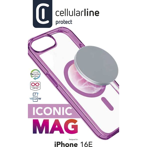 Cellularline 8018080492617 pokrowiec na telefon komórkowy 15,5 cm (6.1") Różowy