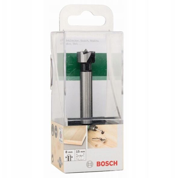 Bosch Accessories 2609255285 Forstnerbohrer 15 mm Gesamtlänge 90 mm Zylinderschaft 1 St.