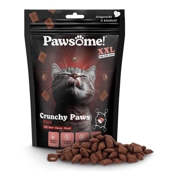 Pawsome Crunchy Paws Przysmak dla Kota Wołowina 150g