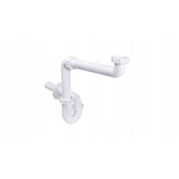 Instadrain syfon do umywalki rurowy, oszczędzający miejsce, bez spustu, odpływ fi 32 mm 2130