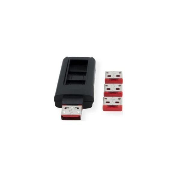Exsys EXSYS EX-1114-R, 4x gniazdo USB, 1x klucz