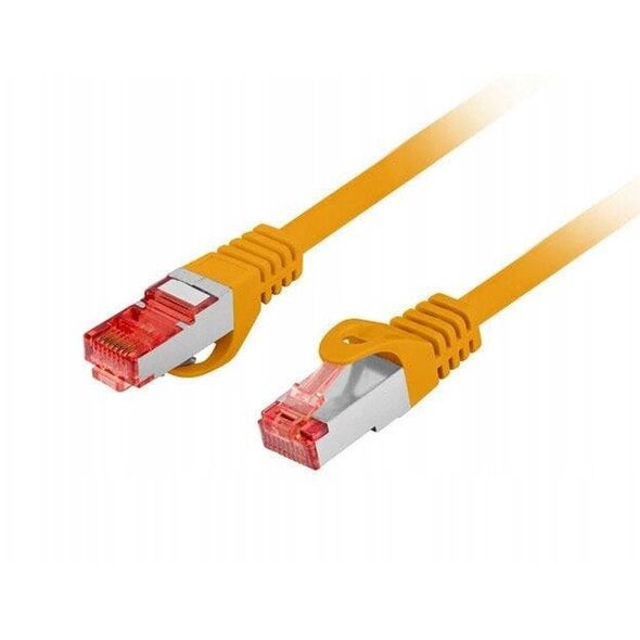 PATCHCORD ΚΑΤ.6 S/FTP LSZH CU 1M ΠΟΡΤΟΚΑΛΙ FLUKE PASSED LANBERG