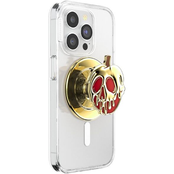 Uchwyt i podstawka do telefonu           Popsockets Round Disney Enamel Poison Apple MagSafe złoty 114075