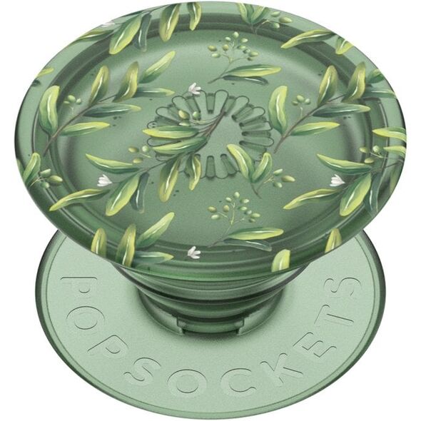 Uchwyt i podstawka do telefonu           Popsockets PlantCore Grip Olive zielony 807373