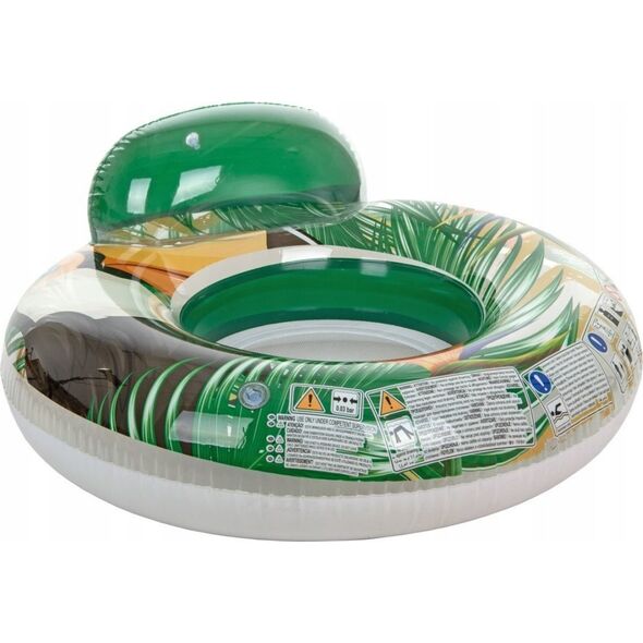 JiLong Dmuchany leżak fotel wodny 106cm 35005 - zielony