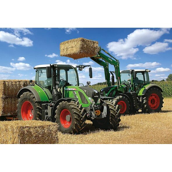 Schmidt Spiele Puzzle 100 Fendt Traktory: 724 Vario 716 Vario G3