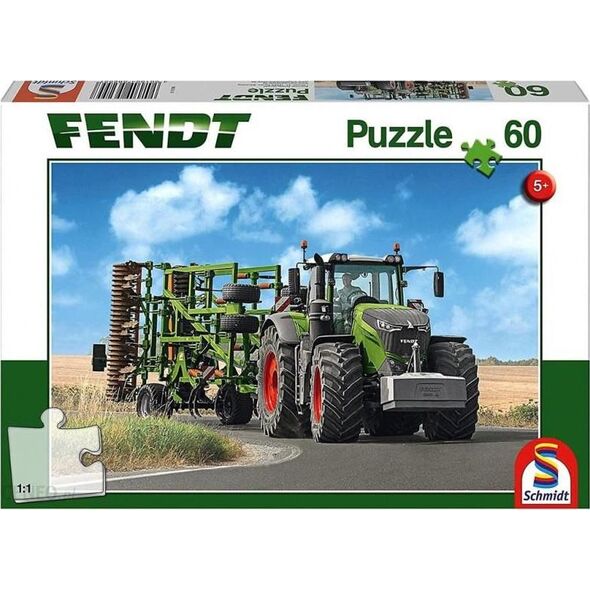 Schmidt Spiele Puzzle 100 Fendt Traktory: 724 Vario 716 Vario G3