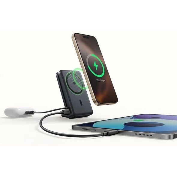 Baseus Nomos Qi2 USB-C 10000mAh 45W μαύρο