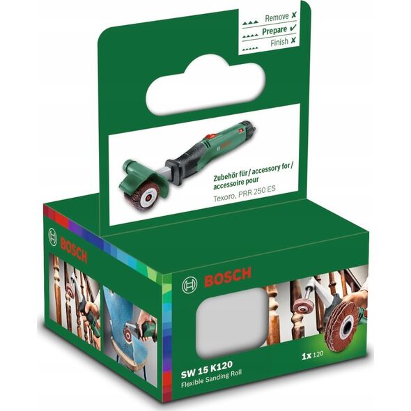Bosch Bosch elastyczna rolka szlifierska 15mm, ziarnistoć 120 do szlifierki rolkowej Texoro