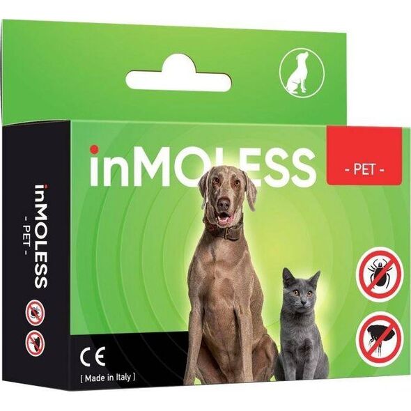 Inmoless Inmoless Ultradźwiękowy odstraszacz na pchły i kleszcze dla zwierząt domowych Inmoless Pet - Pink