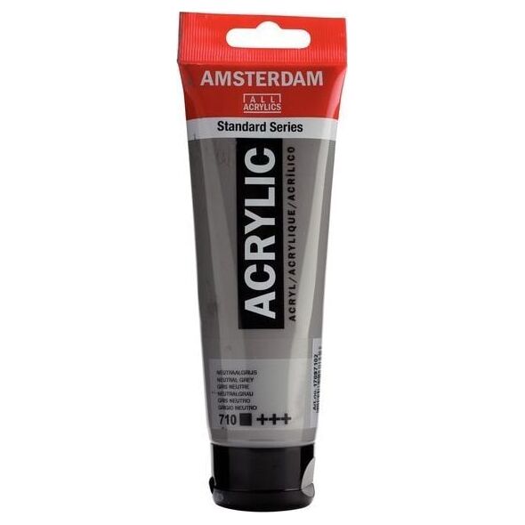 Artequipment Farba akrylowa TALENS AMSTERDAM 120ml 710 - NEUTRAL GREY uniw