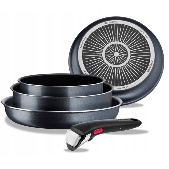 TEFAL  Frypan set Ingenio XL Force  L1589502  Frying  Diameter 16cm/20cm/22cm/28 cm  Not suitable for induction hob  Removable handle