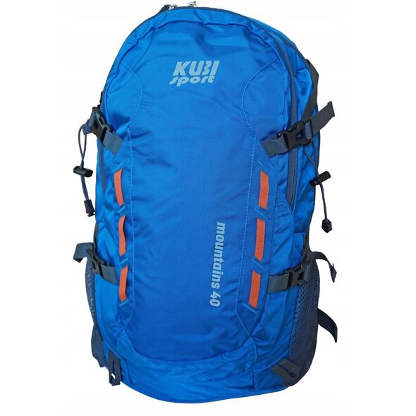 Plecak Turystyczny Sportowy Damski Męski Niebieski Solidny KUBISPORT 40 L