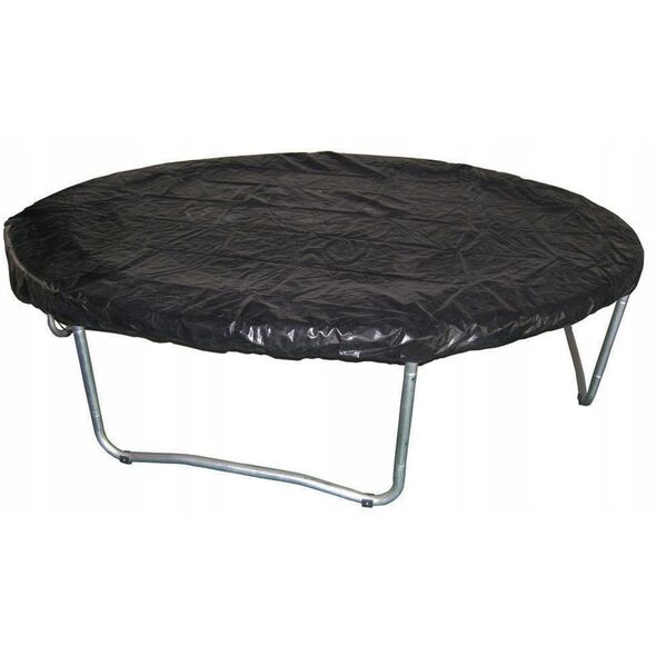 Pokrowiec Plandeka Ochronna na Trampolinę Czarna Solidna KUBISPORT 366 cm