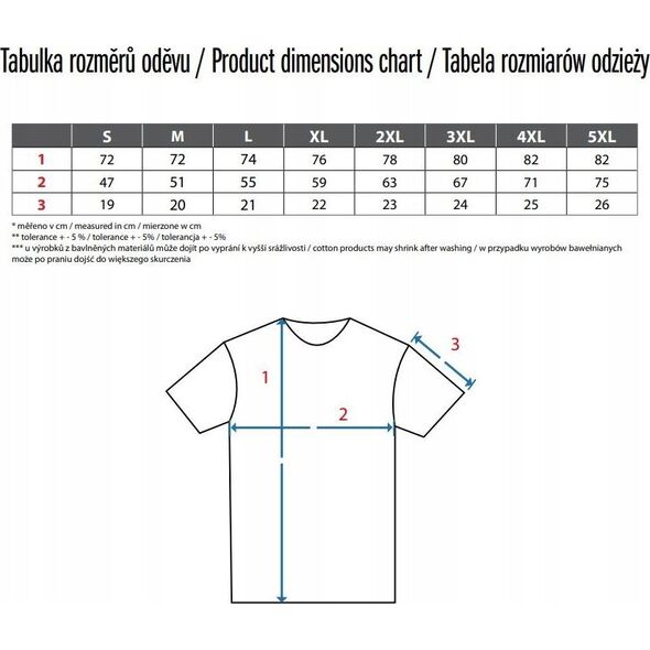 KOSZULKA T-SHIRT CXS DANIEL 2710 CZARNA ROZMIAR XXL