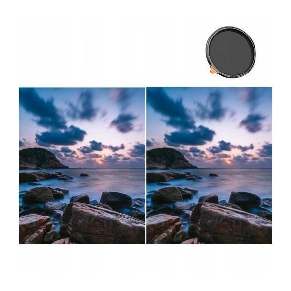 Filtr Hybrydowy 3w1 K&F 67 mm 67mm Fader ND2-32 + CPL + Black Diffusion 1/4 / KF01.2925V2