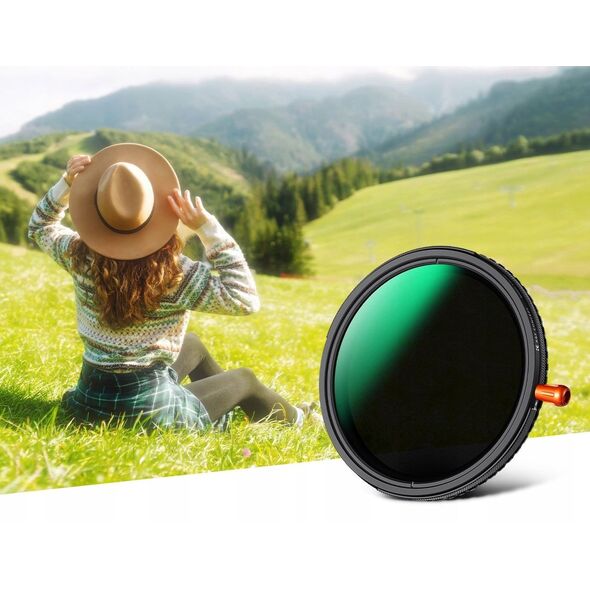 Filtr Hybrydowy 3w1 K&F 77 mm 77mm Fader ND2-32 + CPL + Black Diffusion 1/4 / KF01.2927V2