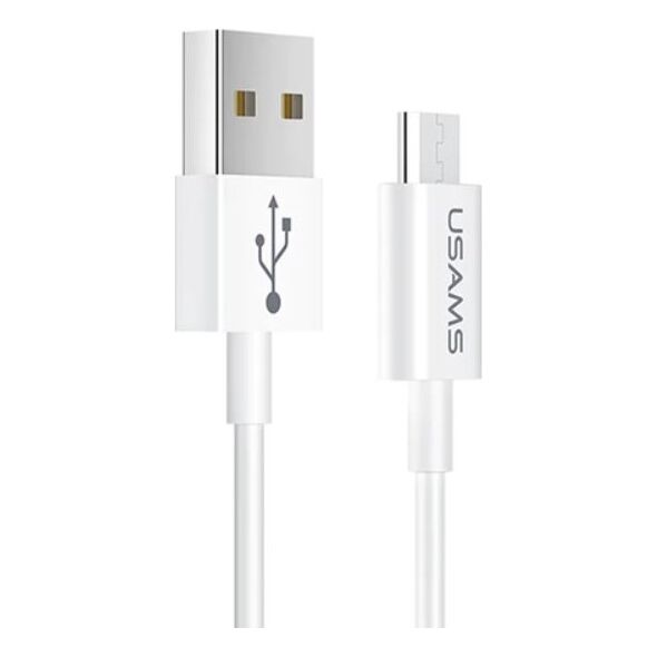 Kabel USB Usams USB-A - microUSB 1 m Biały (63863-uniw)