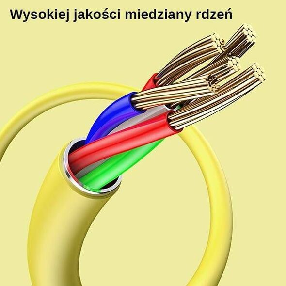 Kabel USB Usams USB-A - microUSB 1 m Zielony (69871-uniw)
