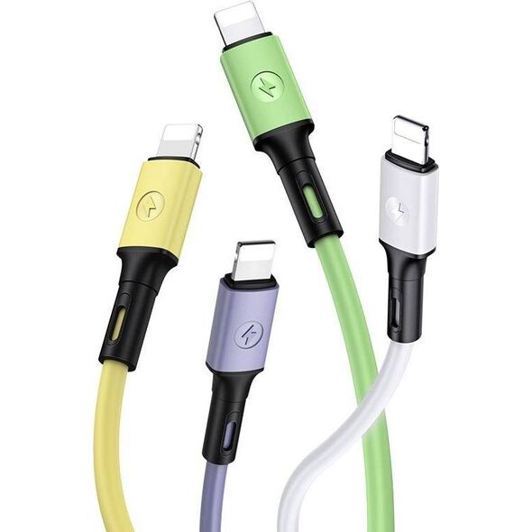 Kabel USB Usams USB-A - Lightning 1 m Zielony (69867-uniw)
