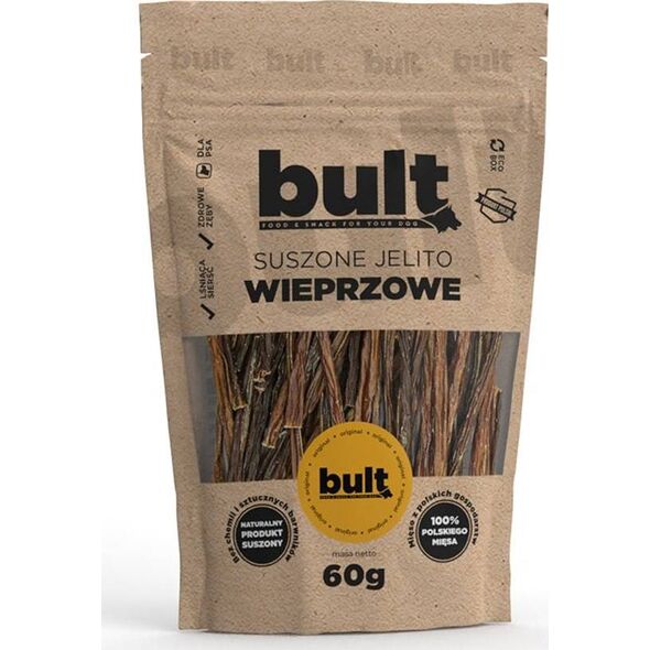 BULT Bult Eko Przysmak Dla Psa Suszone Jelito Wieprzowe 60 g